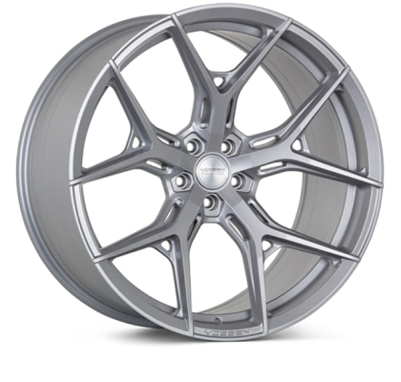 Vossen HF5 - 22X10.5 - 5X112 - ET0 - SUPER DEEP - 66.5 - SSV - SATIN SILVER