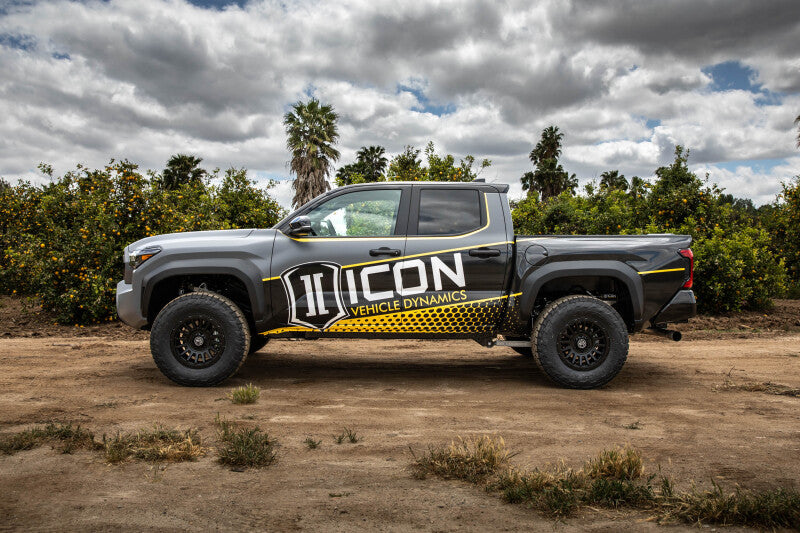 ICON 2024+ Toyota Tacoma 1.25in-3in Stage 3 Suspension System Billet w/ Triple Rate Spring