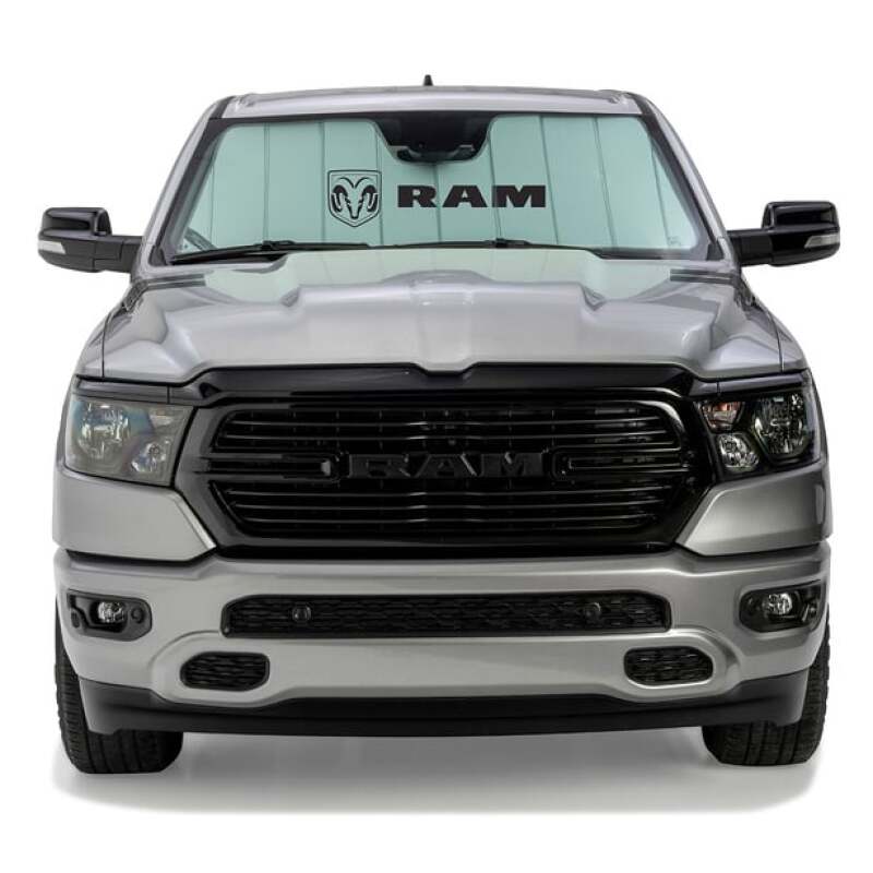 Covercraft 19-24 Pickup Ram 1500 No Sensor Std RVM UVS100 Custom Sunscreen with Ram Horizontal logo