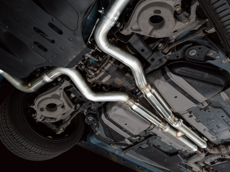 AWE Tuning 21-23 Ford Mustang Mach 1 SwitchPath Cat Back Exhaust w/ Quad Chrome Silver Tips