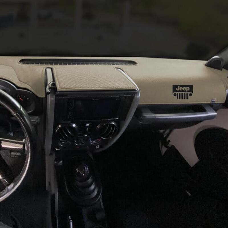 Covercraft 11-14 Jeep Wrangler (JK) w/ Light Sensor Limited Edition Dash Cover w Jeep Grill Logo