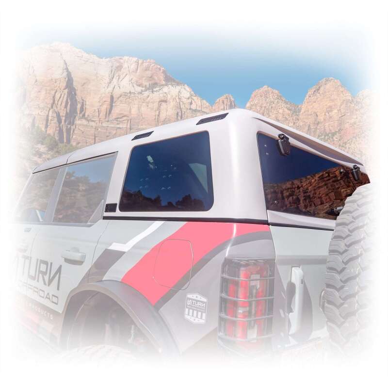 Turn Offroad 21-26 Ford Bronco Hard Top (4 Door) White/Black Foam Headliner/Wiper & Defrost