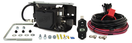 Air Lift 25980EZ WirelessOne kit with EZ Mount compressor bracket, wireless controller, wiring and mounting hardware