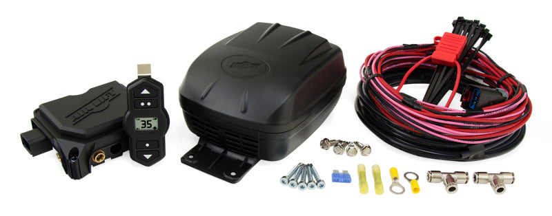 Air Lift 25980 WirelessOne kit with compressor, wireless controller, manifold, wiring and installation hardware