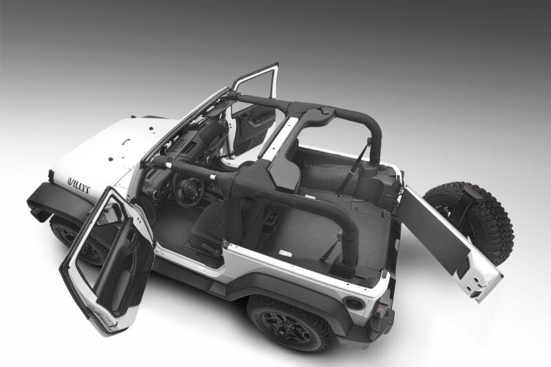 Husky Liners 11-17 Jeep Wrangler JK 2dr (Incl. Heat Shields) Guardian Impact Jeep Liner