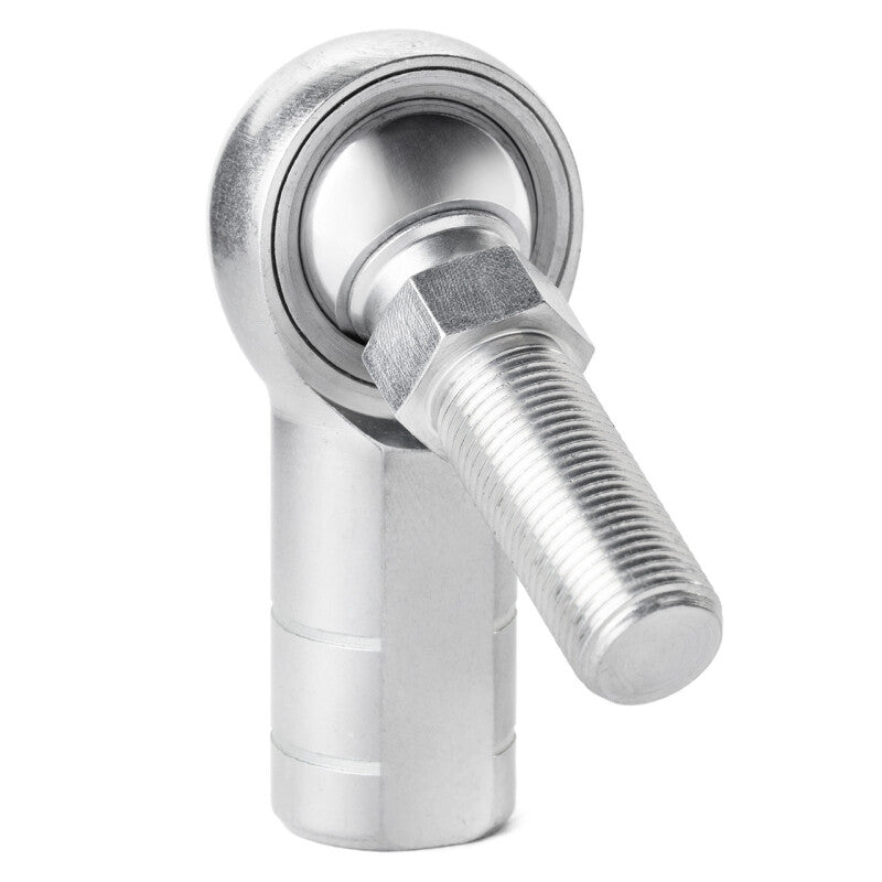 QA1 H Series 3-Pc Rod End - Female/Left Hand - 8mm Bore x M8x1.25 w/Stud - Alloy Steel w/PTFE