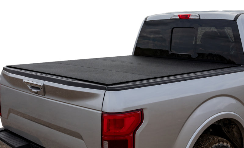 Access LOMAX 2024+ Ford Ranger 5ft Box Folding Hard Cover - Black Urethane