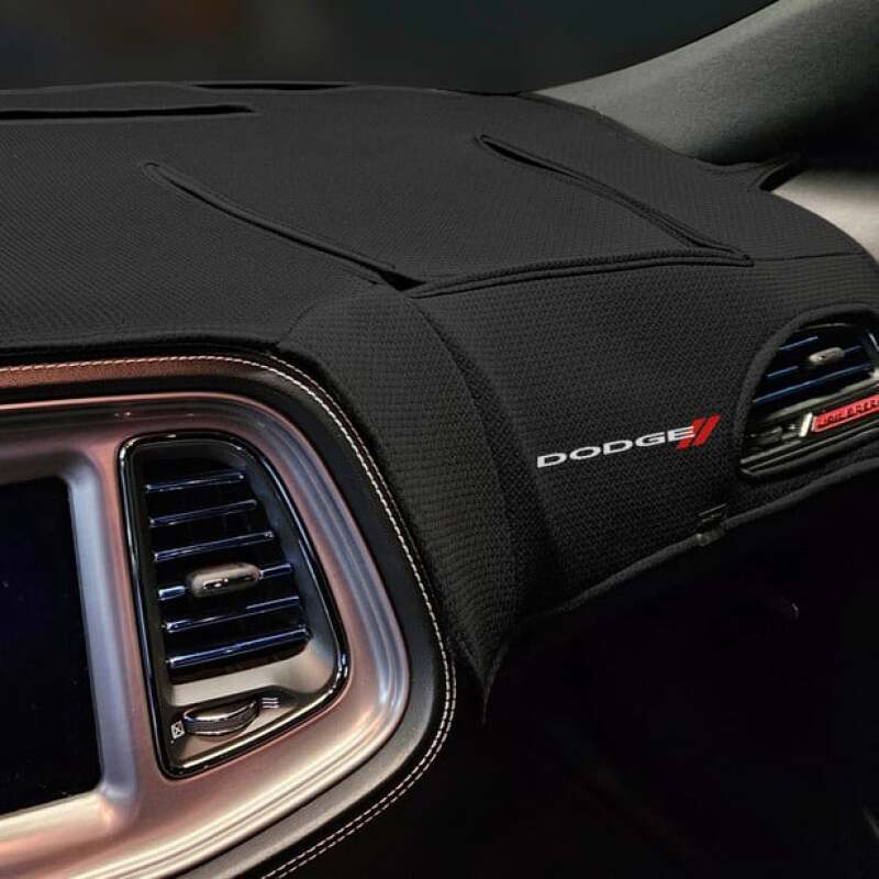 Covercraft 08-14 Dodge Challenger Limited Edition Custom Dash Cover with Dodge Logo