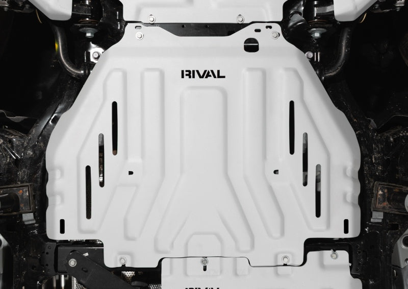 Rival 24-26 Tacoma 4Runner GX550 Tundra (all i-Force) Aluminum Transmission Cat Converter Skid Plate
