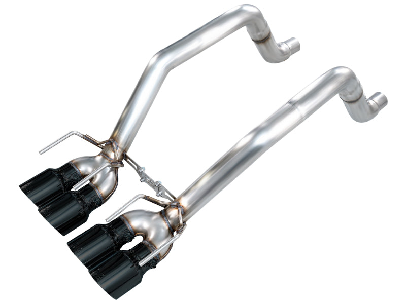 AWE Tuning 05-07 C6 Chevrolet Corvette 6.0L Track Edition Axleback Exhaust w/ Diamond Black Tips