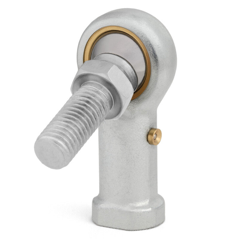 QA1 V Series 3-Pc Rod End - Female/Left Hand - 10mm Bore x M10x1.5 w/Stud - Carbon Steel