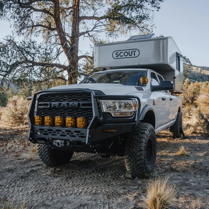 Carli-equipped heavy-duty pickup truck