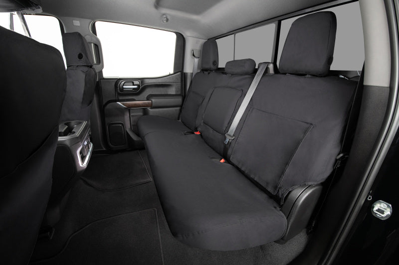 Covercraft 19-24 Chevrolet Silverado Polycotton SeatSaver Custom Second Row Seat Covers - Charcoal