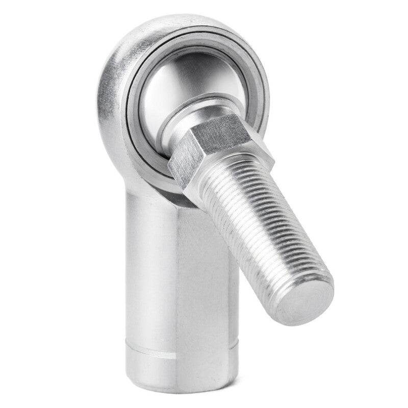 QA1 H Series 3-Pc Rod End - Female/Left Hand - .25in Bore x 1/4-28 w/Stud - Alloy Steel w/PTFE