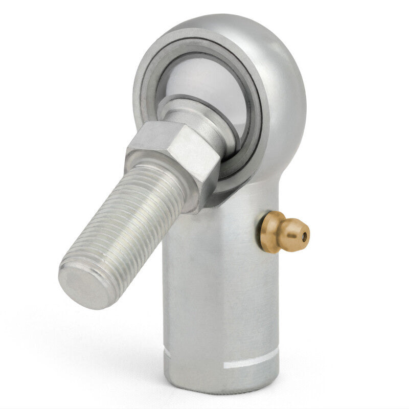 QA1 H Series 3-Pc Rod End - Female/Left Hand - .19in Bore x 3/16-24 w/Stud & Zerk - Alloy Steel