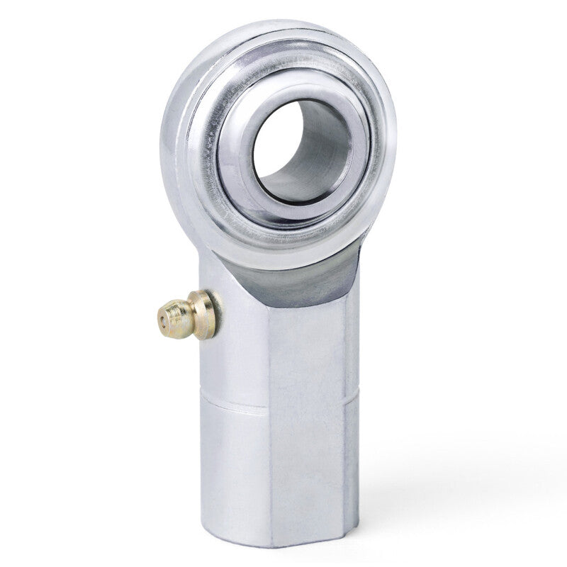 QA1 C Series 2-Pc Rod End - Female/Right Hand - 20mm Bore x M20x1.5 w/Zerk - Carbon Steel