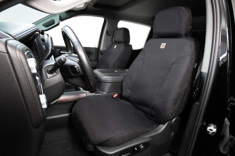 Covercraft 18-25 Jeep Wrangler JL Carhartt Super Dux SeatSaver Front Row Custom Seat Cover - Black