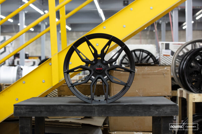 Vossen x Novitec NF11 22x11.5in - 5x114.3 BP - ET29 - Satin Black Ferrari 296 Rear Wheel