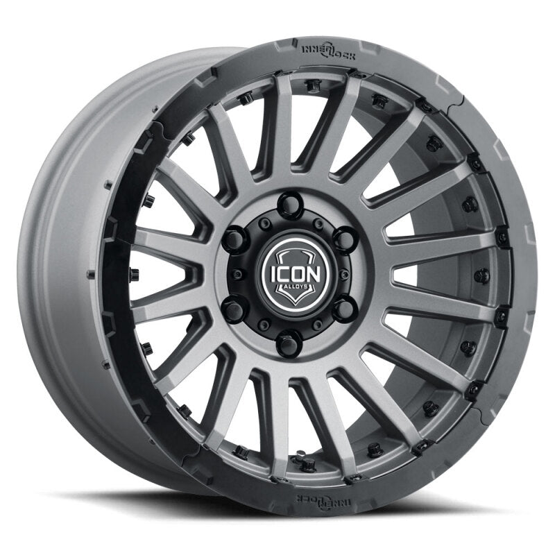 ICON Alloys Recon Pro Satin Charcoal- 18 X 9 - 6 X 135 - 6MM 5.25in BS