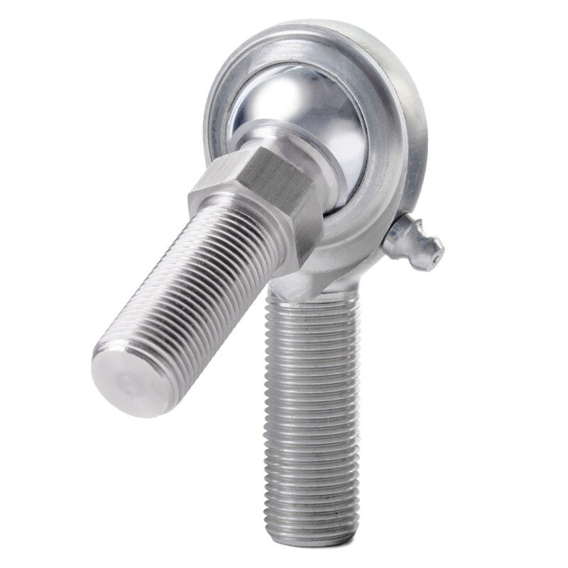 QA1 C Series 2-Pc Rod End - Male/Right Hand - .5in Bore x 1/2-20 w/Stud & Zerk - Carbon Steel